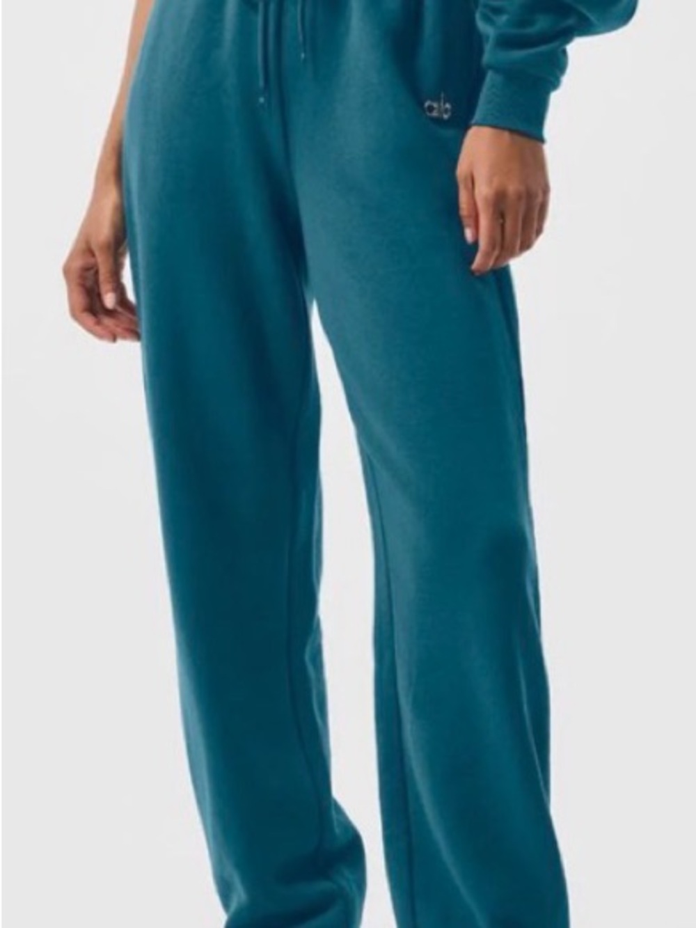 ALO Yoga Accolade Cuff Sweatpants in Teal